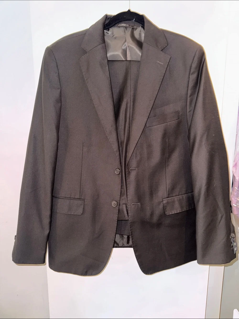 Vintage Made in Italy Black Suit Blazer & Pants
